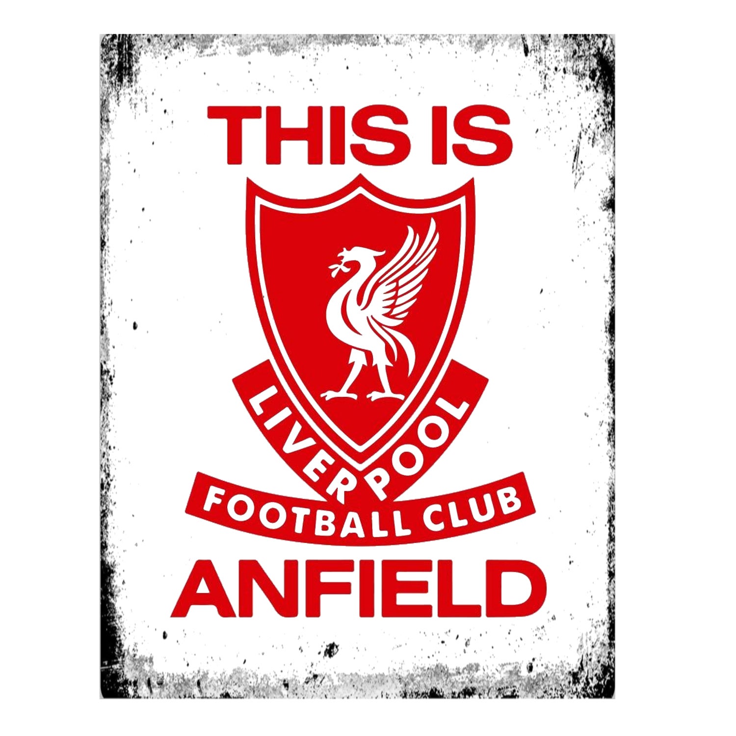 Metal Man Cave Plaque Tin Sign Vintage Retro LFC Liverpool